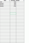 Modelo de Lista de Aniversários - Planilha com filtro para Organização